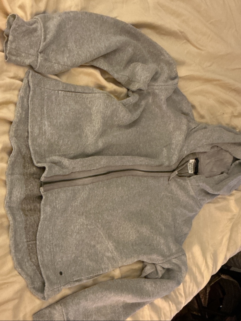 Prana Light tan Zip-Up Hoodie